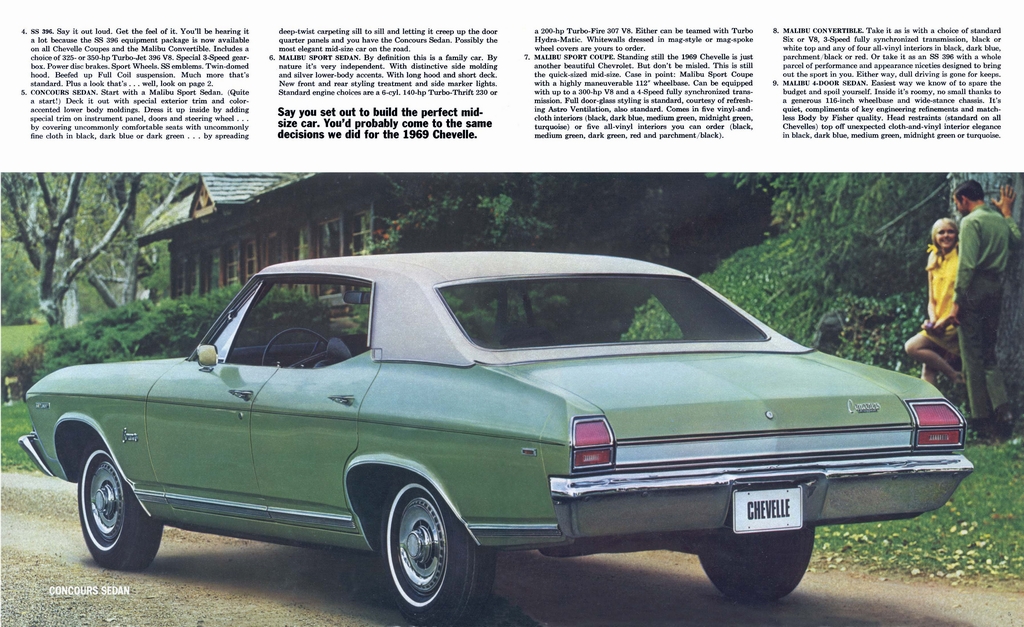1969 Chev Chevelle Brochure Page 2